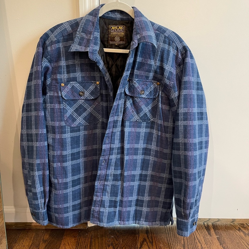 Oversized Vintage Padded Flannel Size XL